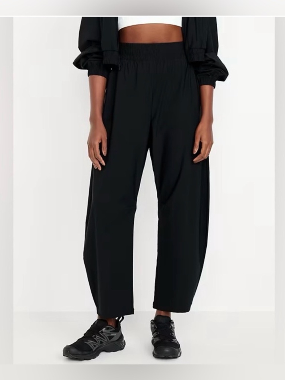 NWOT high waisted SleekTech barrel ankle pant